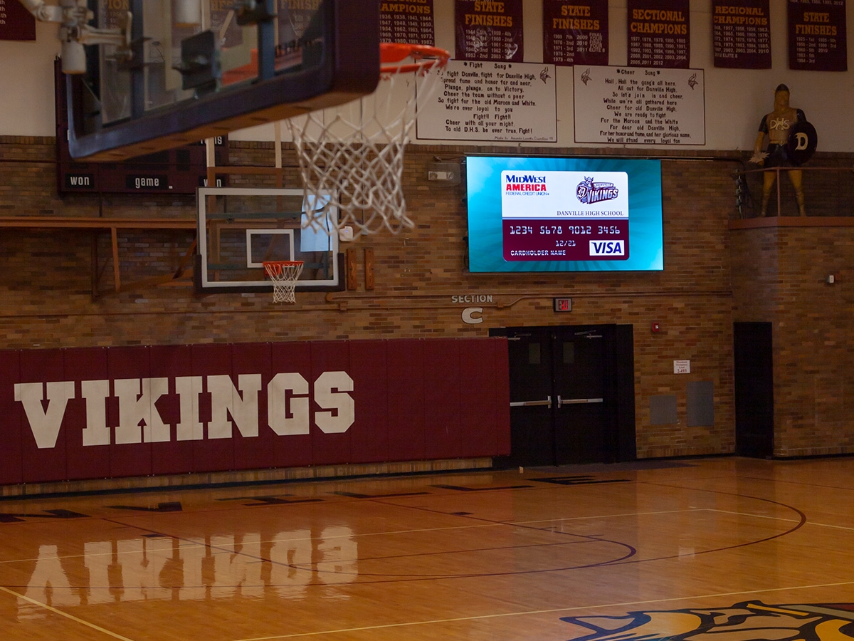Danville High School; Indoor 3.9mm, 5' x 11', Danville, IL