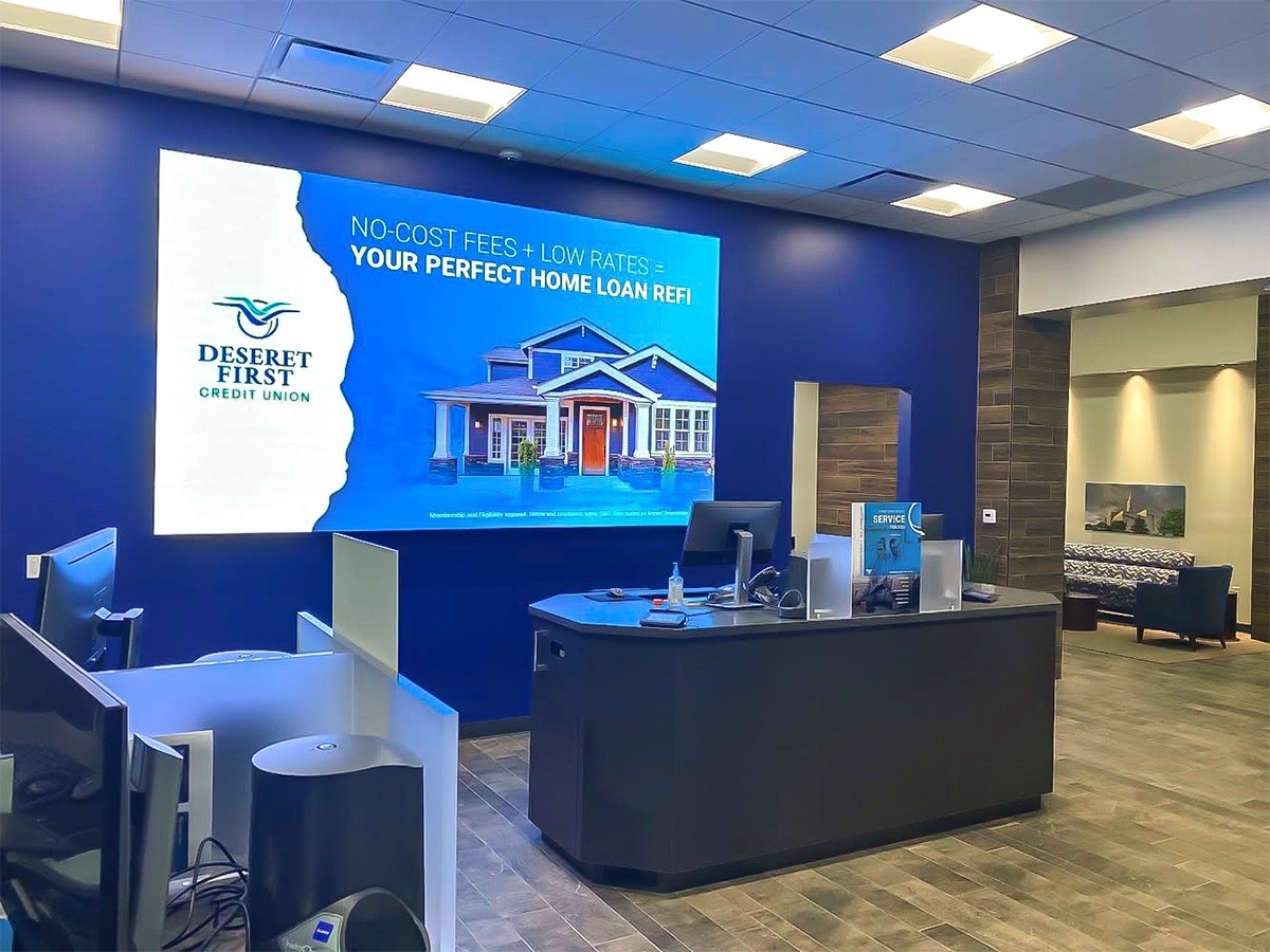 Deseret First Credit Union; Indoor 2.4mm, 6'7" x 11'6", Bountiful, UT