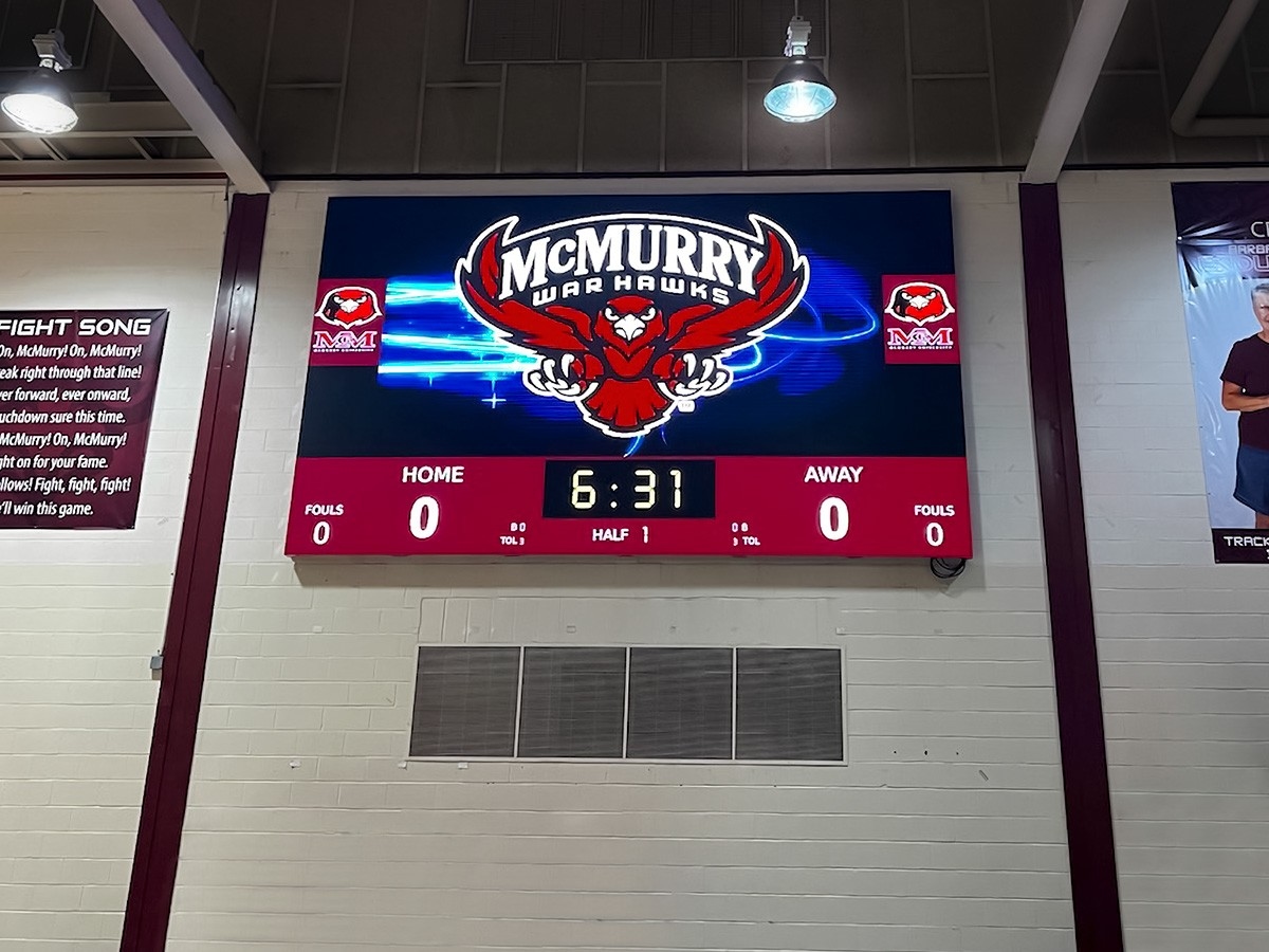McMurry University; Indoor 3.9mm, 11'6" x 19'8", Abilene, TX